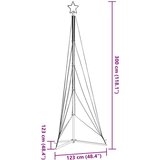vidaXL Lučke za novoletno jelko 525 LED diod hladno bele 302 cm | Shoptok.si