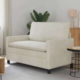 SOFA Krem 126 x 81 x 87 5 cm Baršun - Krem 110 cm | shoptok.hr