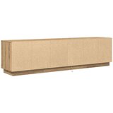 vidaXL TV ormarić s LED svjetlima Artisan hrast 193,5x41x50 cm | shoptok.hr