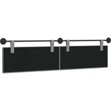  Držeće uzglavlje Zidne Svijetlo siva 210 x 55 x 5 cm tkanina - Svjetlosiva 200 cm bez LED | shoptok.hr