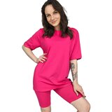 Pri Set of cotton t-shirt oversize shirt short leggings SPIREL Cijene