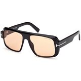Tom Ford FT1101 01E ONE SIZE (58) Črna/Rjava | Shoptok.si