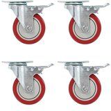 vidaXL Gibljiva kolesa 12 kosov 100 mm, (21036085) | Shoptok.si
