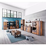 Modern Living Široka Komoda Ontario, Barva Hrasta, Temno Siva | Shoptok.si