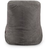 SLOWDOWN Črna vreča za sedenje iz rebrastega žameta Tube – | Shoptok.si