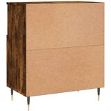 vidaXL Komoda dimljeni hrast 60x35x70 cm inženirski les | Shoptok.si