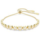 Swarovski Zapestnica zlata / transparentna | Shoptok.si