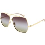 Chloe CH0278S 002 ONE SIZE (62) Zlata/Rjava Cene