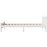 vidaXL Okvir kreveta bez madraca bijeli 90 x 200 cm masivna borovina | shoptok.hr