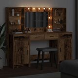  Set stola za oblačenje s LED 3 pcs Staro drvo Konstruirano drvo | Eponuda.com