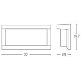  Zambelis E128 - Spoljna zidna svetiljka 1xE27/18W/230V IP54 antracit | Eponuda.com