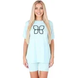 Luxefly Sleepwear Light Green M