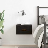  Wall-mounted noćni ormarić Zidne Crni hrast 35 x 35 x 20 cm | shoptok.hr