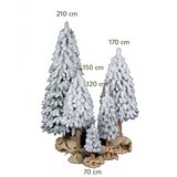 Molarem Home Umjetno božićno drvce - NATUR GORSKA SMREKA SNJEŽNA 120 cm | shoptok.hr