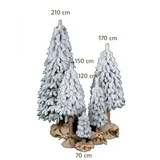 Umjetno božićno drvce - NATUR GORSKA SMREKA SNJEŽNA 120 cm