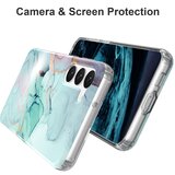 INORCO Za Samsung Galaxy S23+ GW18 IMD hrbtni pokrovček za mobilni telefon PC+TPU etui za telefon z vzorcem marmorja, (22033096) | Shoptok.si