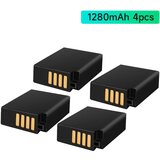 CITYORK Baterija za fotoaparat, združljiva z Nikon Coolpix P1000, 5-v-1 polnilna torbica, 4PCS baterija, (5000158810) | Shoptok.si
