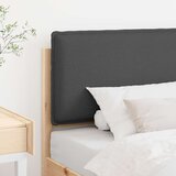  Tapecirani uzglavlje s uzglavljem Prirodna i tamno siva 80 cm | shoptok.hr