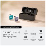 Dji Mikrofon Mic Mini 2S (2 TX + 1 RX + Charging Case) | Eponuda.com