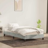  Okvir kreveta bez madraca svijetlo sivi 90x220 cm baršun | shoptok.hr