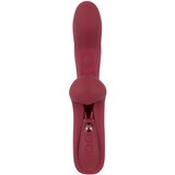 Javida 2 funkcijsko zečji vibrator - akumulatorski (crveni) | shoptok.hr