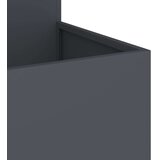vidaXL Vrtna sadilica Antracit Plastika 100 x 100 x 60 cm Sadilice | shoptok.hr