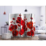 Artgeist PARAVAN 225/172/3 cm rdeča, bela | Shoptok.si