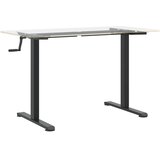  Samostojeći okvir za stol crni (94-135)x60x(70-114) cm čelični | shoptok.hr