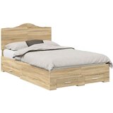 vidaXL konstrukcija postelje sonoma hrast 120 x 200 cm konstruiran les, (5000102184) | Shoptok.si