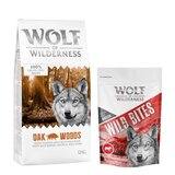 Wolf of Wilderness 12 kg suhe hrane + Snack gratis! - Adult "Oak Woods" - divja svinja + High Valley - govedina (monoprotein) | Shoptok.si