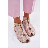 Maciejka Patterned Leather Ankle Boots | Shoptok.si