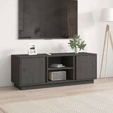 TV ormarić sivi 110 x 35 x 40 5 cm od masivne borovine Cijene