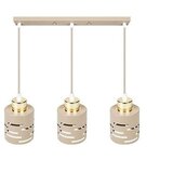 Luster na sajli ELEN 3xE27/35W/230V bež/zlatna | Eponuda.com