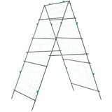 vidaXL Vrtna oporna mreža za vzpenjavke A-okvir 99x90x175,5 cm jeklo | Shoptok.si