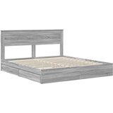  s od storage Siva Sonoma 180 x 200 cm Konstruirano drvo | shoptok.hr