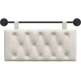  Držeće uzglavlje Zidne Krema 100 x 55 x 7 cm Baršun - Krema 90 cm bez LED | shoptok.hr