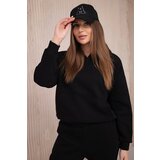Kesi Insulated set with a sweatshirt with a tie at the bottom in black | shoptok.hr