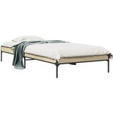 vidaXL Okvir za krevet boja hrasta 90x200 cm konstruirano drvo i metal Cijene