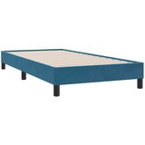  Spring Postelja brez vzmetnice Temno modra 90x210 cm Žamet, (21792829) | Shoptok.si