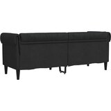  Trosjed Chesterfield crni od tkanine | Eponuda.com