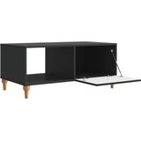  Klubska miza Črna 90 x 50 x 40 cm Inženirski les, (5000295455) | Shoptok.si