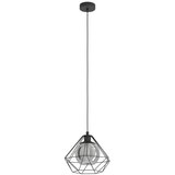 Eglo Viseća lampa VERNHAM E27 32,5 cm crna/dimljena 43482 Cene