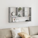  Zidna polica siva boja betona 99x15x60 cm konstruirano drvo | Eponuda.com