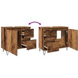  Kupaonski ormarić za umivaonik boja drva 65 x 33 x 60 cm drveni | shoptok.hr