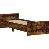  Kreveta boja hrasta 75x190 cm mali od konstruiranog drva | shoptok.hr