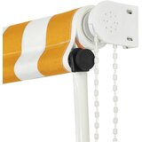 Tenda na uvlačenje 150 x 150 cm žuto-bijela | shoptok.hr
