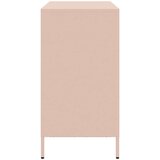 vidaXL Komoda roza 101,5x39x73,5 cm hladno valjano jeklo | Shoptok.si