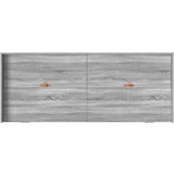  S uzglavljem s ladicama Siva Sonoma 75 x 190 cm Konstruirano drvo | shoptok.hr