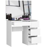 AKORD Clp T-6/Sl Toaletna Mizica Z Ogledalom, Desna Izvedba, Bela, (5000332750) | Shoptok.si
