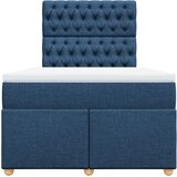  s oprugama i madracem plavi 120 x 190 cm od tkanine | shoptok.hr